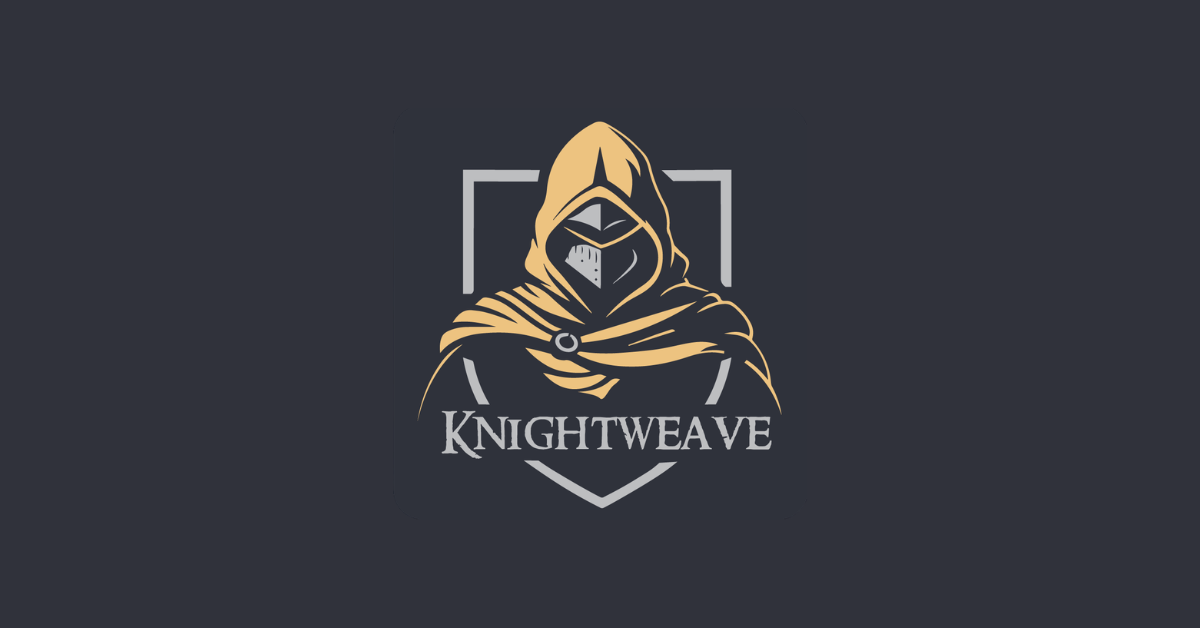 The picture knightweave.com shows when its homepage is shared