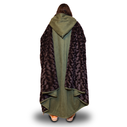 Cloack Rag Knightweave Ranger Hooded Cloak | Fantasy Adventure Medieval LARP Cape