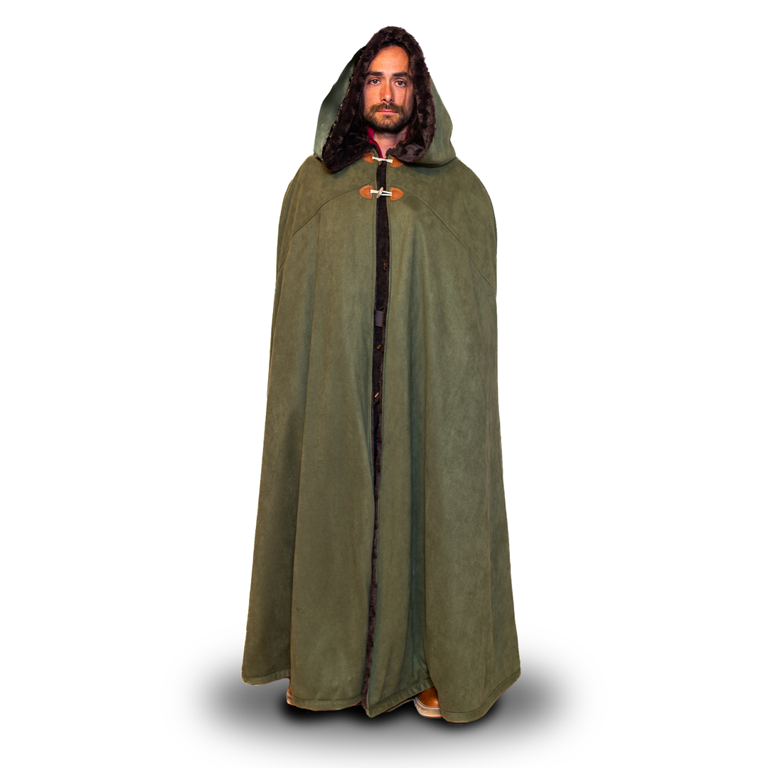Knightweave Ranger Hooded Cloak | Fantasy Adventure Medieval LARP Cape